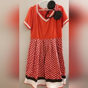 Minnie Mouse inspired dress and petticoat